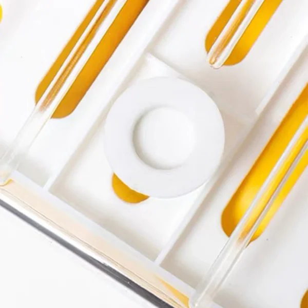 Fridge Organizer, Stackable Refrigerator Organizer Bins Reusable Food Storage Containers Fridge Drawer Organizer in Home Kitchen