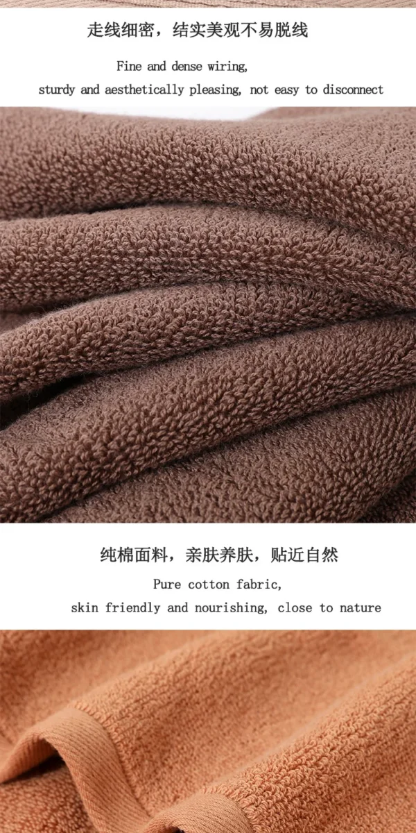 6‑Piece 100% Cotton Soft Absorbent Bathroom Towel Set