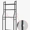 Floor‑Standing Metal Toilet Storage Rack – Punch‑Free Bathroom Organizer Shelf
