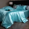 Luxury Bedding Set with Silk & Rayon Sheets