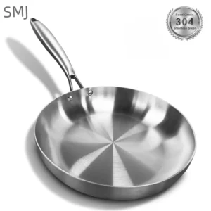 Scc485d163ff44d1388d4ee49d185e3bcl.webp 304 Stainless Steel Nonstick Frying Pan – 28cm Uncoated Chef’s Pan for Gas & Inductio
