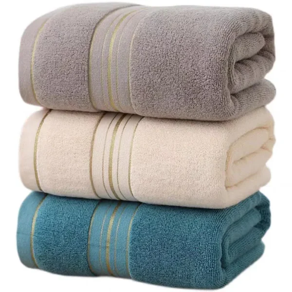Scc6044cbb3d144fb964f12378c4626847.webp Large 100% Cotton Bath Towel 70×140cm Thick & Absorbent