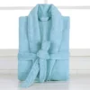 Pure Cotton Hotel Bath Robe – Unisex Kimono Towel Robe for Adults