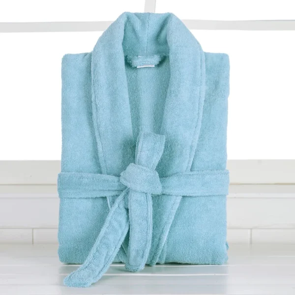 Pure Cotton Hotel Bath Robe – Unisex Kimono Towel Robe for Adults