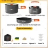 High Quality Outdoor Tableware Set Camping Cooking Set Camping Cookware Travel Tableware Picnic Set Teapot Non-stick Pots