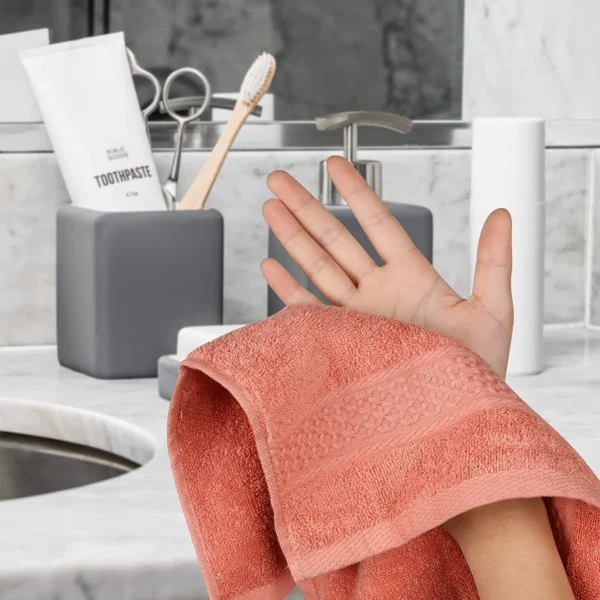 Scf2e72de50b54caba09b079e32e22568U.webp Soft 100% Cotton Bath Towel Set – Super Absorbent 3‑Pack