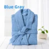 Pure Cotton Hotel Bath Robe – Unisex Kimono Towel Robe for Adults