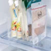 Transparent Layered Fridge Storage Rack – Space‑Saving Organizer Shelf