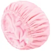 Sd3d9e3d37f9241d39ecb03e12cae4b3ep.webp Women’s Adjustable Terry‑Lined Shower Cap – Triple‑Layer Waterproof Reusable Hair Bonnet