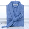 Pure Cotton Hotel Bath Robe – Unisex Kimono Towel Robe for Adults