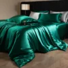Luxury Bedding Set with Silk & Rayon Sheets