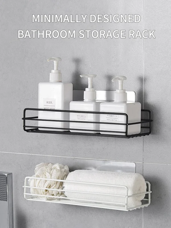 Bathroom Storage Rack /Kitchen Organizer /Shelf -Black