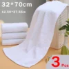 7PCS Cotton White Face & Hand Towels – Soft & Absorbent