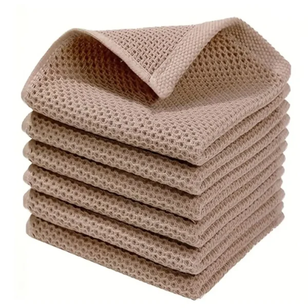 Cotton Honeycomb Square Towels – Soft, Absorbent & Breathable