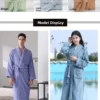 Pure Cotton Hotel Bath Robe – Unisex Kimono Towel Robe for Adults