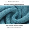 Soft Cotton Face Towel – Thickened Absorbent Jacquard Design