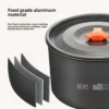 High Quality Outdoor Tableware Set Camping Cooking Set Camping Cookware Travel Tableware Picnic Set Teapot Non-stick Pots