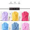 Pure Cotton Hotel Bath Robe – Unisex Kimono Towel Robe for Adults