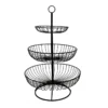 Fruit Bowl, 3-Tier Fruit Basket Large Fruit Stand Holder for Kitchen, Kitchen