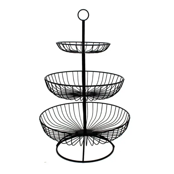 Fruit Bowl, 3-Tier Fruit Basket Large Fruit Stand Holder for Kitchen, Kitchen