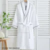 100% Cotton Couple Robe Waffle Bathrobe Gown Kimono Yukata Home Clothes Casual Women Sleepwar Nightwear Spring Summer Loungewear