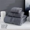 Se7b5f964a73742af9a6adbe538ef23458-2.webp Pure Cotton Terry 3‑Piece Thick Soft Bathroom Towel Set