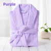 Pure Cotton Hotel Bath Robe – Unisex Kimono Towel Robe for Adults