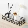 Wall‑Mounted Corner Storage Rack – Punch‑Free Single Shelf