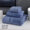 Sed49ebf0314d48a5b0a57fa03e7e7a2en-2.webp Pure Cotton Terry 3‑Piece Thick Soft Bathroom Towel Set