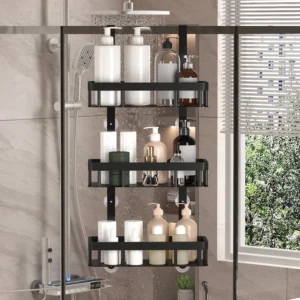 Sf7a8b81a5bb84fd090214aed01bde4d7z.webp Floor‑Standing Metal Toilet Storage Rack – Punch‑Free Bathroom Organizer Shelf