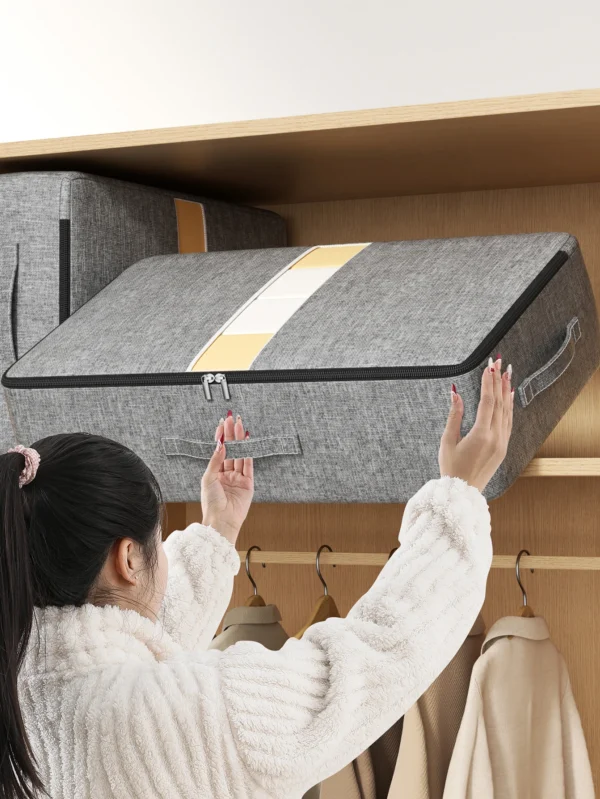 Extra‑Large Underbed Storage Bag for Clothes & Quilts