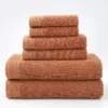 6‑Piece 100% Cotton Soft Absorbent Bathroom Towel Set