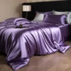 Luxury Bedding Set with Silk & Rayon Sheets