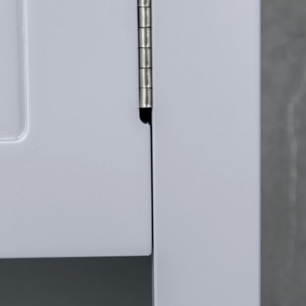 Bathroom Wall Cabinet, Medicine Cabinet, Over Toilet Storage Cabinet with Adjustable Shelf and 2 Doors for Hallway, Living Room, Gray