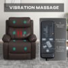 XEv86f18b942077e6.jpg PU Leather Reclining Chair with Vibration Massage Recliner, Swivel Base, Rocking Function, Remote Control, Brown
