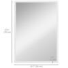 Z3B06919b9d291ee7.jpg 20" x 28" Bathroom Mirror for Wall, Rectangular Mirror for Living Room, Bedroom, Entryway, White