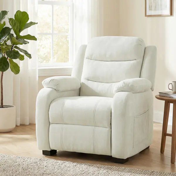 ZbM2dd19c27ff6eb9.jpg Massage Recliner Chair, Power Recliner with Quiet Brushless Motor, Remote, Pockets, 2 Memory Positions, Beige