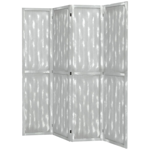 bo1e8719496fa66ab.jpg Screen Divider Room Divider Screen with Foldable Design for Indoor Bedroom Office 5.5' Grey