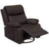dNCeec18b942077e6.jpg PU Leather Reclining Chair with Vibration Massage Recliner, Swivel Base, Rocking Function, Remote Control, Brown