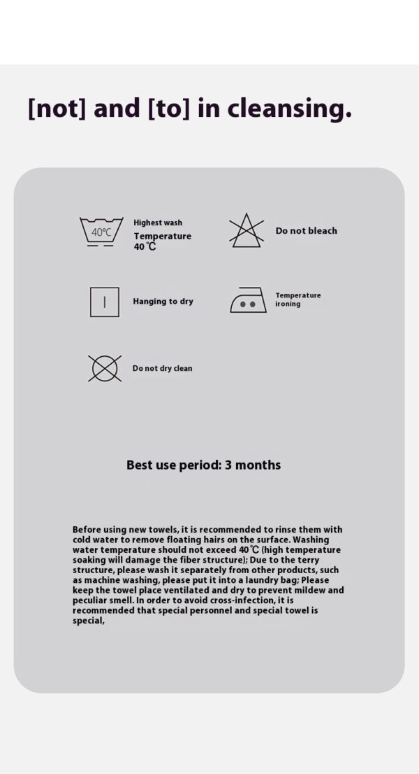 Pure Cotton Absorbent Bath & Face Towel – Soft, Durable Household Towel