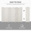 fvle2419c4cb0bf1f.jpg 6ft Folding Room Divider, 6 Panel Wall Partition with Wooden Frame for Bedroom, Home Office, Natural