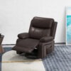 nCq335191501504b3.jpg PU Leather Reclining Chair with Vibration Massage Recliner, Swivel Base, Rocking Function, Remote Control, Brown