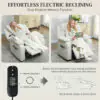r8V57c19c27ff6eb9.jpg Massage Recliner Chair, Power Recliner with Quiet Brushless Motor, Remote, Pockets, 2 Memory Positions, Beige