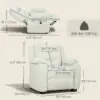 tEse6619c27ff6eb9.jpg Massage Recliner Chair, Power Recliner with Quiet Brushless Motor, Remote, Pockets, 2 Memory Positions, Beige