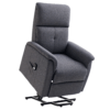 Power Lift Chair Electric Recliner Sofa for Elderly with Remote Control & Side Pocket for Living Room, Grey