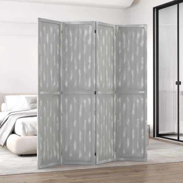 xxEac919496fa66ab.jpg Screen Divider Room Divider Screen with Foldable Design for Indoor Bedroom Office 5.5' Grey