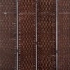6ft Folding Room Divider, 4 Panel Wall Partition with Wooden Frame for Bedroom, Home Office, Brown